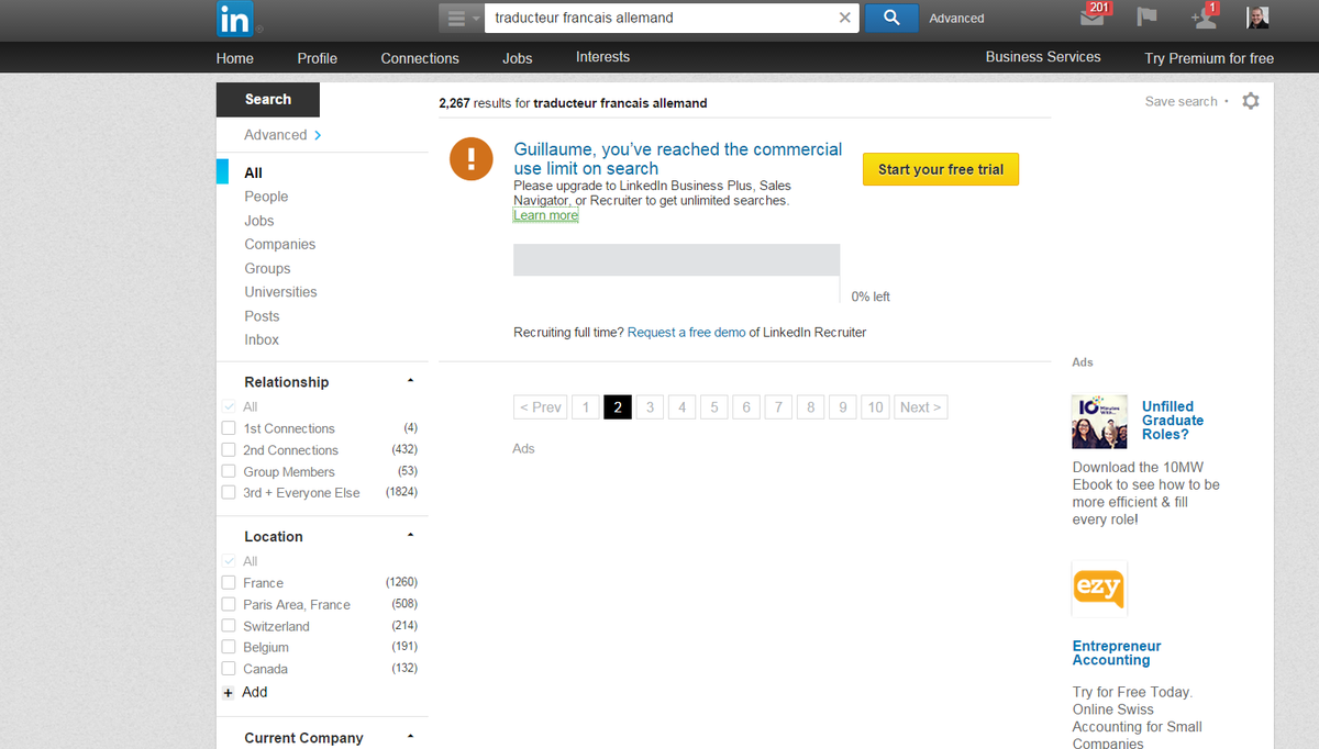 _Guillaume_____'s tweet image. How @LinkedIn / @LinkedInDACH will help recruiters use #Booleanstrings @braingain #bored