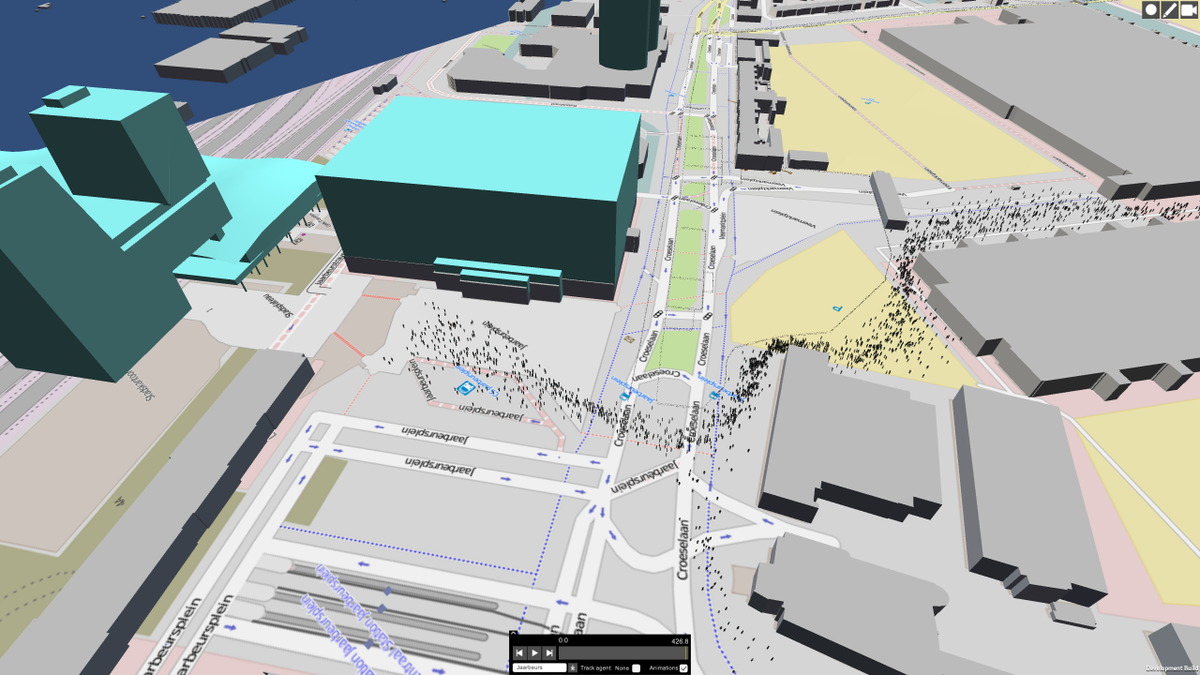UtrechtVC's tweet image. Kennis Utrechtse informatici gebruikt om gedrag publieksstromen bij #TDFutrecht te voorspellen uu.nl/nieuws/virtuel…