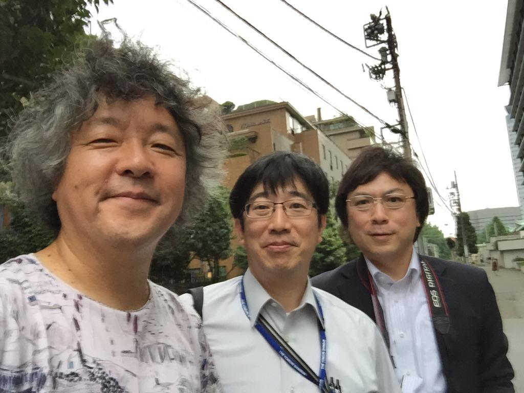 読売新聞の、山根章義さん、山本淳一さんにお目にかかりました。 茂木健一郎 Scoopnest