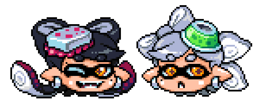 Splatoon pixel art deals