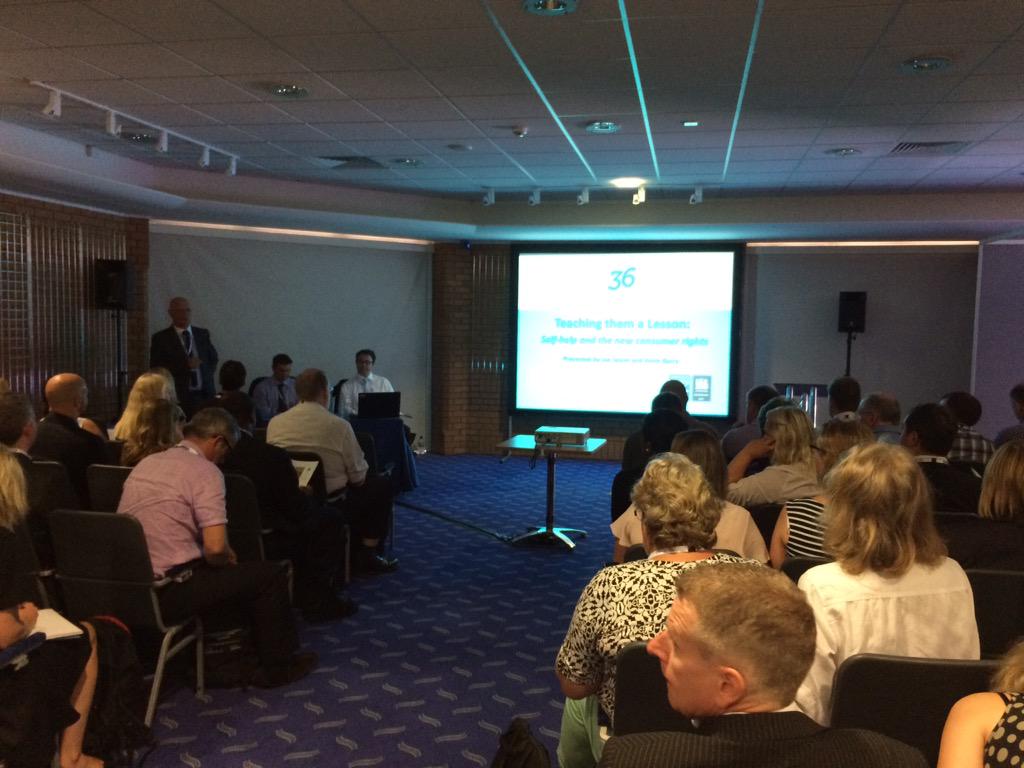 36ConsumerLaw's tweet image. #CTSIConf mini theatre 1 -self help on new consumer rights. Sold out event but please contact me for handout material