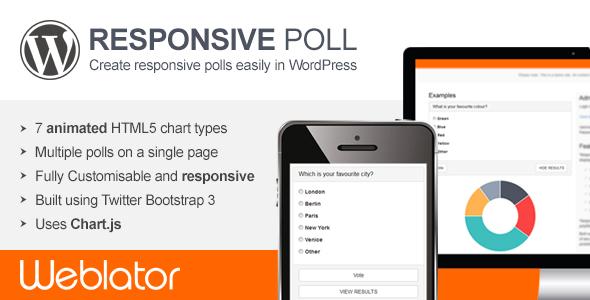 Our Responsive Poll #WordPress plugin now allows #Bootstrap Progress Bar label customisation - plugins.weblator.com/responsive-pol…