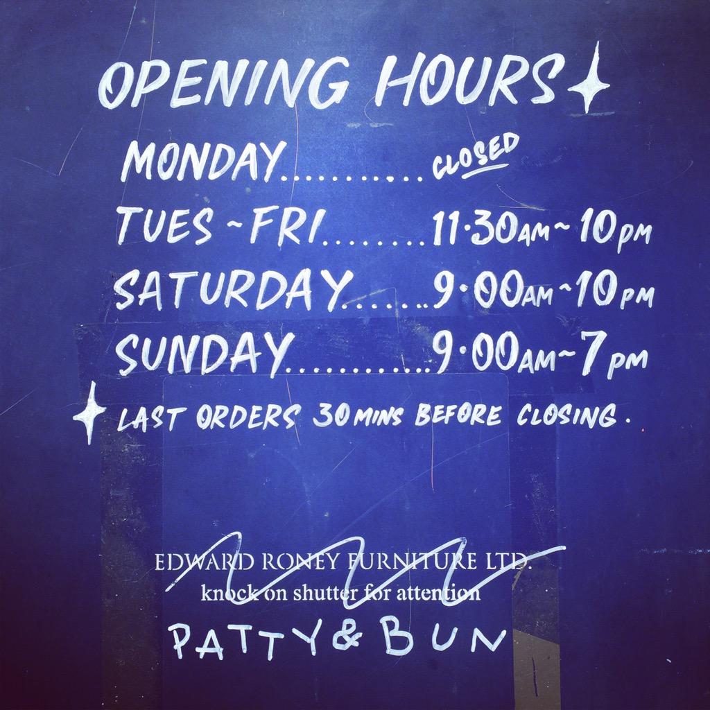 pattyandbunjoe's tweet image. Open for business..... #PBLondonFields
