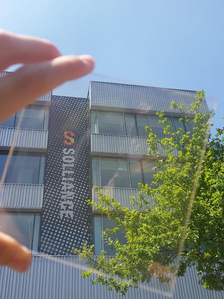 SolarWindowTech's tweet image. Thank you to #soliance labs for letting us tour your facilities! One step closer to a #carbonneutral future! #tech