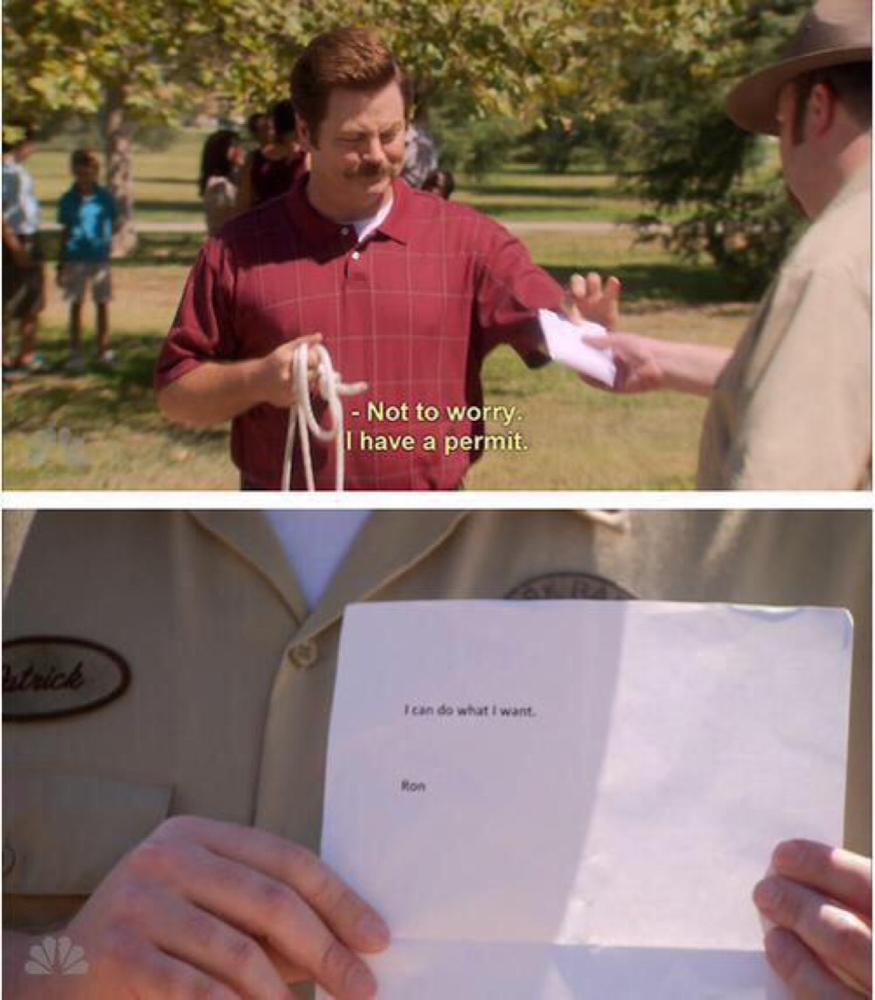 CauseWereGuys's tweet photo. Rob Swanson is the man http://t.co/De2vPnc6zS