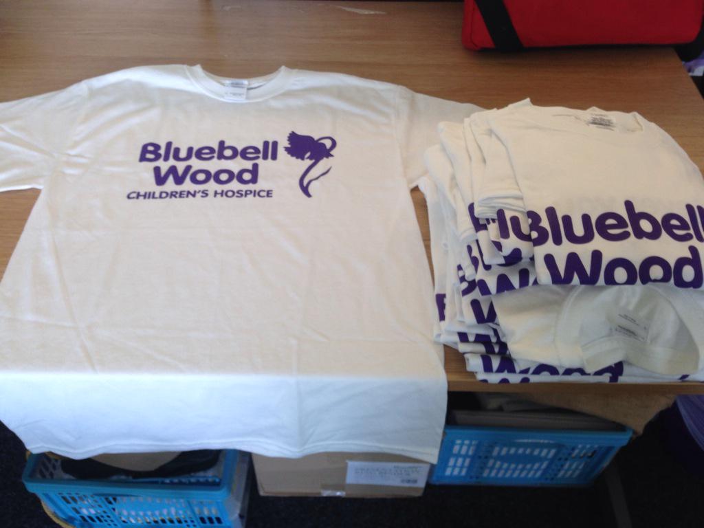 A huge thank you to <a href="/BluebellWoodCH/">Bluebell Wood</a> for donating the team T-Shirts for the challenge