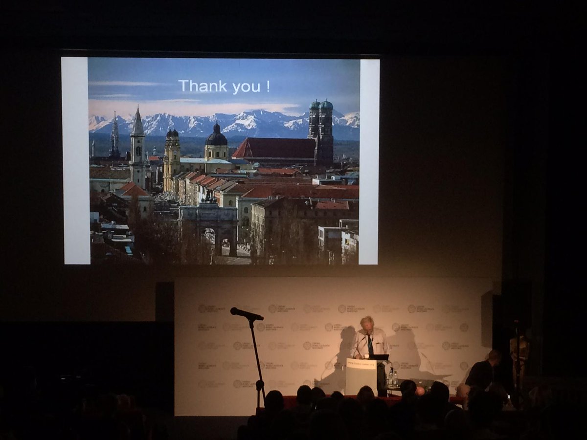 maxplanckpress's tweet photo. Ok, not entirely unbiased! But Robert Huber's last slide @ #lino14 shows one very handsome Bavarian city! :) http://t.co/xbfFy1aUXu