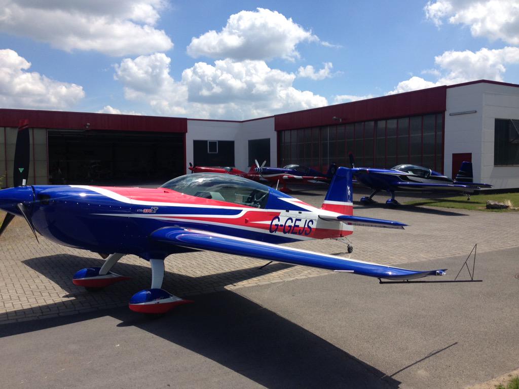 airdisplays's tweet photo. #ryandontcare to Weeze-taxi to @ExtraAircraft self fly to #EGMJ then to #EGKB to issue C of A new Extra330LT http://t.co/Kiyzo5otr1