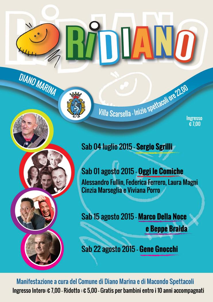 comunedianom's tweet photo. Sabato sera 4 luglio torna RiDiano, Festival della Comicità. Spettacolo di @SergioSgrilli #golfodianese http://t.co/rGCHr0NX8e