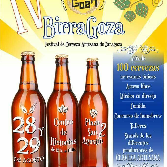 zaragenda's tweet photo. [CERVEZA] El I Festival de Cerveza Artesana de Zaragoza @Birragoza2014 será 28-29Agosto http://t.co/Noflc4gwgU @chzgz http://t.co/nhvijxxdqH
