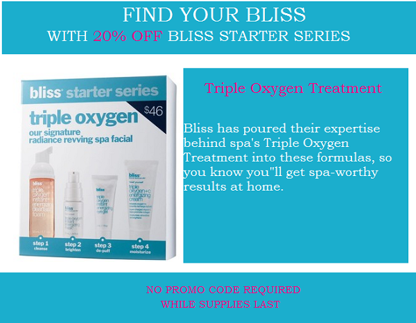 CutandBlow's tweet photo. Triple Oxygen Starter Series 20% OFF while supplies last!
No promo required #bliss #skincare http://t.co/pkUTiRzhBi http://t.co/OLK9KNCAmJ