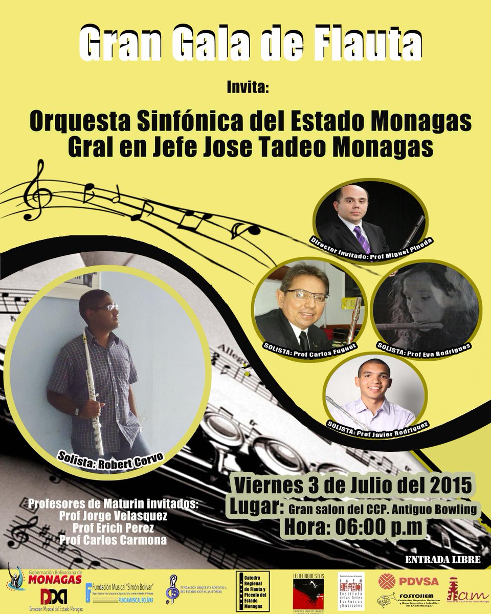 acompañanos........grandes  flautistas de venezuela, nos acompañaran esa noche....ENTRADA LIBRE