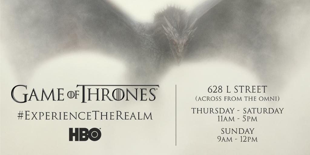 GameOfThrones's tweet photo. #ExperienceTheRealm at #SDCC. Test your swordsmanship &amp; participate in more interactive activations. @Comic_Con http://t.co/Efk10g59Dt
