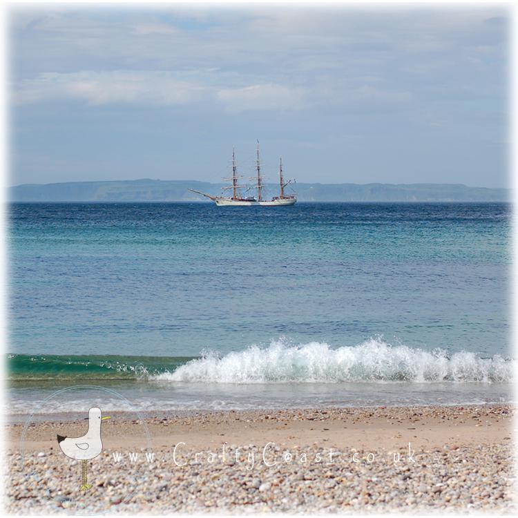 Spotted a Tall Ship making the most of the sunny North Coast weather today b4 <a href="/tallships2015/">Tall Ships Belfast</a> #tallshipsbelfast