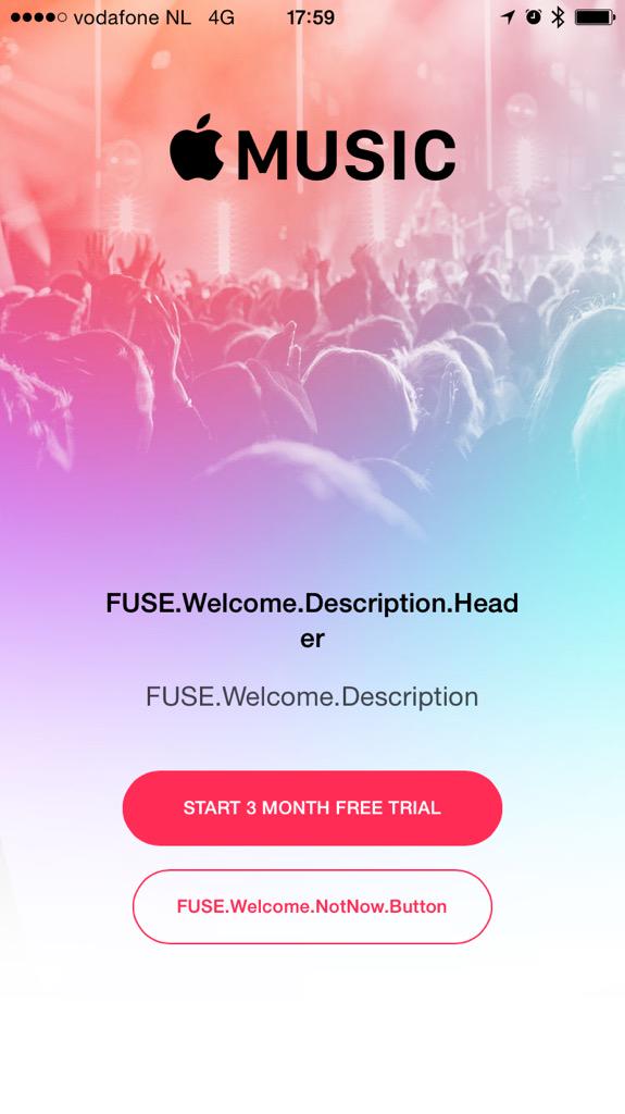 Apple music translation keys! But its ok ;-)