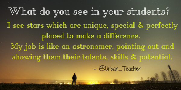What do you see in your students?

#ukedchat #edchat #education #sunchat