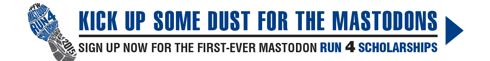 GoMastodons's tweet photo. The Mastodon Run 4 Scholarships ... This is where loyalty matters, and you can join the stampede this fall. http://t.co/JTAyazw7fD