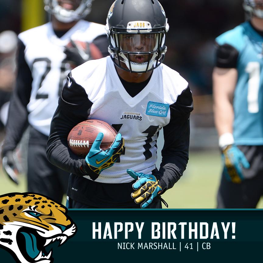 To wish CB Nick Marshall ( alum) a Happy Birthday! 