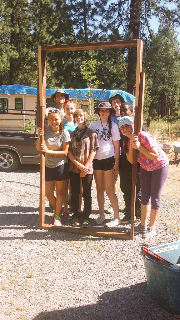 SSPChiloquin's tweet photo. Worksite team REFRAMING today! Looks good. @SierraServProj #BuildingARamp #SSPChiloquin http://t.co/rphLhpWVjy
