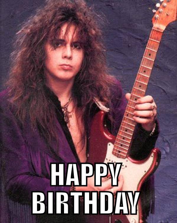 Happy Birthday to the guitar legend Yngwie Malmsteen!!!!!  