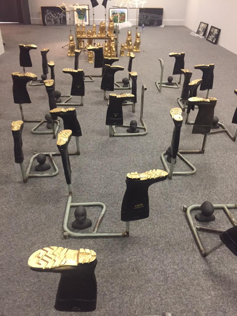 Installation in progress. #SBYA2015