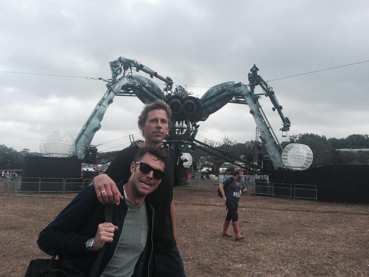 GrooveArmada's tweet photo. Afternoon at arcadia. Evening at arcadia. Top @GlastoFest sunday. http://t.co/7FHbVhzCsx