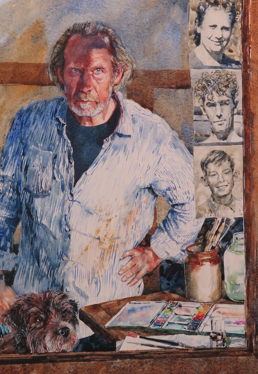 Self portrait accepted for 2015 Ruth Bourchard ‘Self Portrait Prize’ Exhibition.