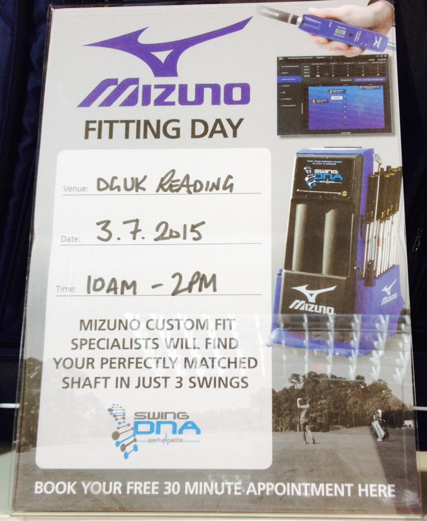 DGUKReading's tweet photo. Still a couple of spots left with @mizunocustomfit Friday 3/07/15, don't miss out! Please phone 01189871318 to book http://t.co/ygtM4jh3g2