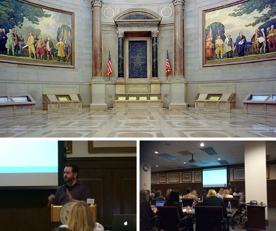 The #ELIRoadshow D.C was a success! Thanks to @BrandtKrueger & #NationalArchivesFoundation for hosting our students!