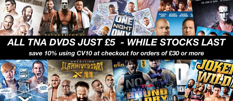 TNADVDUK's tweet photo. ALL TNA DVDS JUST £5  - WHILE STOCKS LAST

http://t.co/MAk7nqTXfF http://t.co/G3RMgQq8Jl