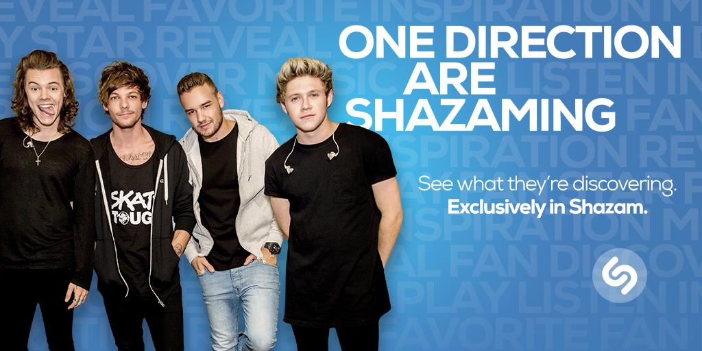 Very excited to share all the great music we’re Shazaming! Follow us in @Shazam now to see: shz.am/one-direction.