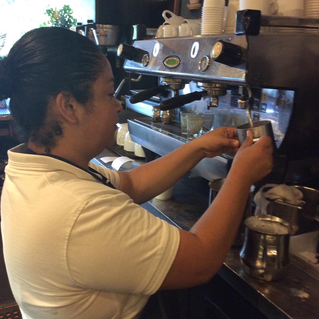 Espresso yourself ! good morning come in for coffee , latte , or just shots of espresso