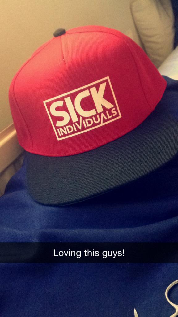 iiSamHD's tweet photo. @SICKINDIVIDUALS Got myself some of your merch!! Love it, got my "Rock and Rave" tshirts aswell!! #sick http://t.co/Gy9rNiIjX3