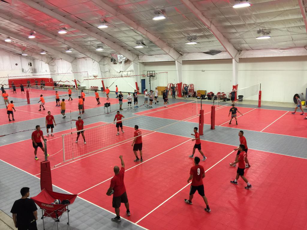 Buckeye VBC the practice facility for the boys national championships.  Teams here today.   Hawaii, Guam, Cal