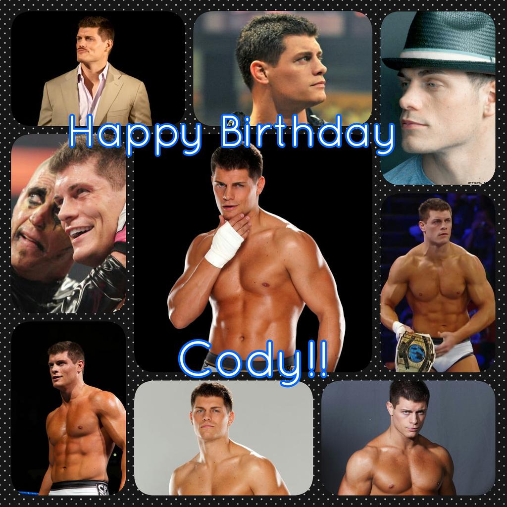Happy Birthday today to Cody Rhodes!!             