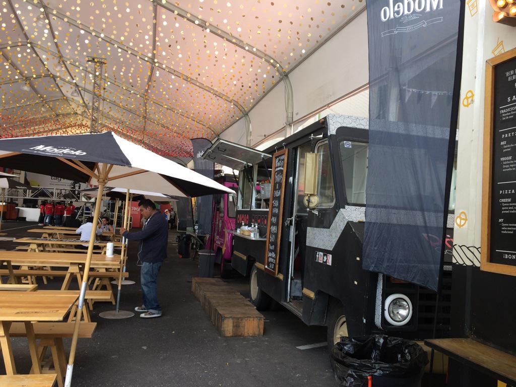 Ya están los foodtrucks en <a href="/tagdf/">D</a> en campo Marte, los esperamos!