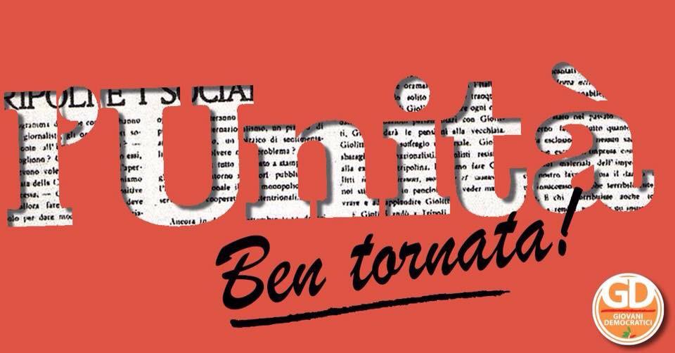 gdmassacarrara's tweet photo. Oggi torna in edicola una parte importante del nostro passato e, ne siamo certi, del nostro futuro. #BentornataUnità! http://t.co/jizcN6gHeB