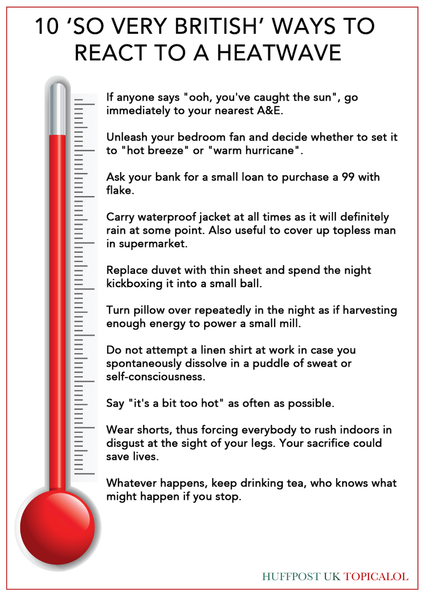 TheBrightsideHP's tweet photo. How to survive a heatwave: The @SoVeryBritish way http://t.co/FOwRkXIYeg http://t.co/7f1tgzsfZd