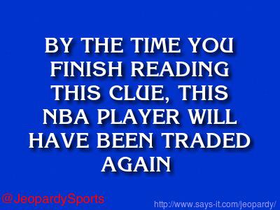 JeopardySports's tweet photo. "Who is: Luke Ridnour?" #JeopardySports http://t.co/7lpXM2Nsrv