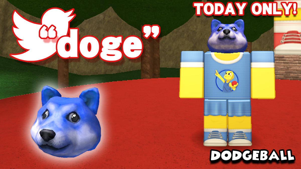 Alexnewtron On Twitter Today Only Enter Twitter Code Doge In Roblox Dodgeball For A Free Doge Hat Http T Co Korupfaf15 Http T Co Hsbzzjijrj - roblox profile doge