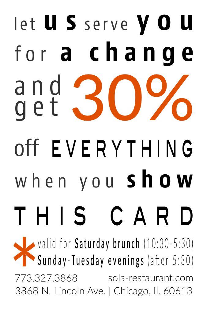 sola restaurant tweet media