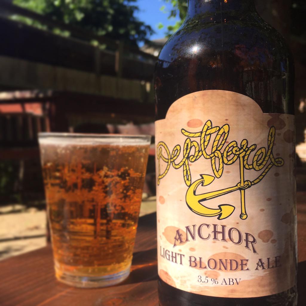 so here's the big news #Deptford! we've had a summer ale made!!! to pay homage we have called it #DeptfordAnchorAle.