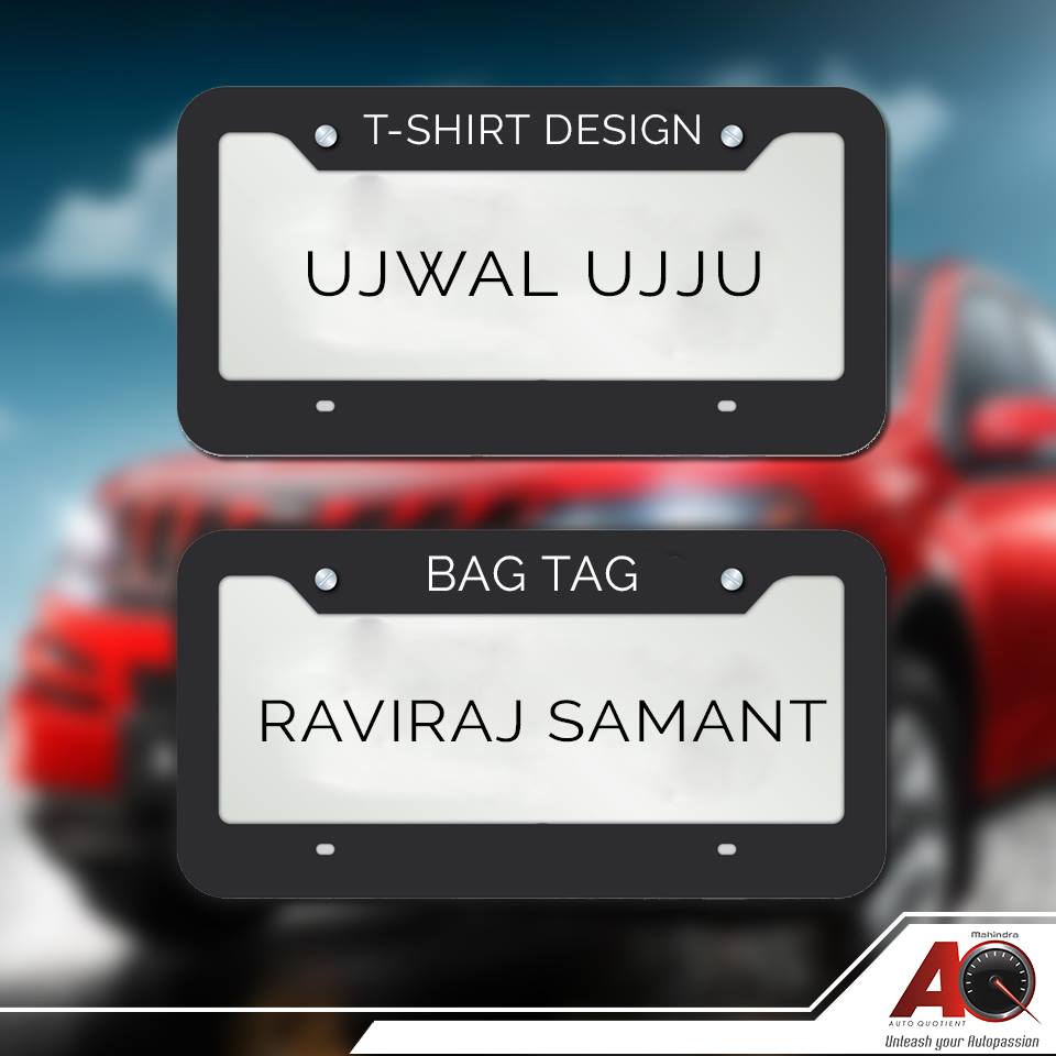 haiujwal's tweet image. Won the highly popular Mahindra Groups- Mahindra AutoQuotient #DesignDrive contest!! Checkout@ on.fb.me/1FNNoNx