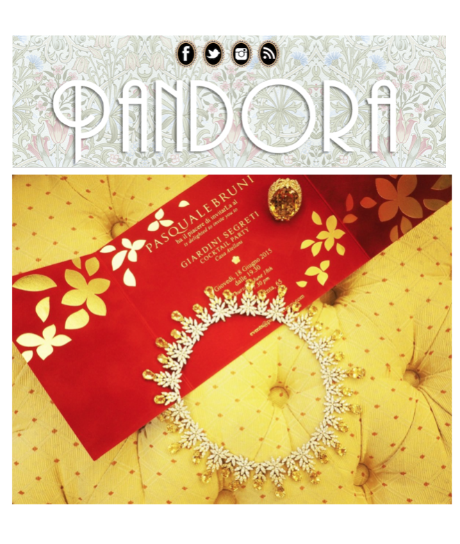 FantasticComRP's tweet photo. #MissPandora pour @PasqualeBruniOF
Présentation de la collection "Giardini Segreti"
http://t.co/gyqyGQZYDy #Jewels http://t.co/ljjquvioGE