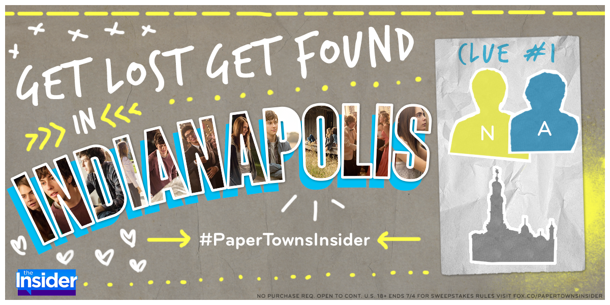 TheInsider's tweet photo. RT for a chance to win the #PaperTownsInsider trip to the #PaperTownsTour http://t.co/BwWNOtqPEy http://t.co/DjeKYC3fyC