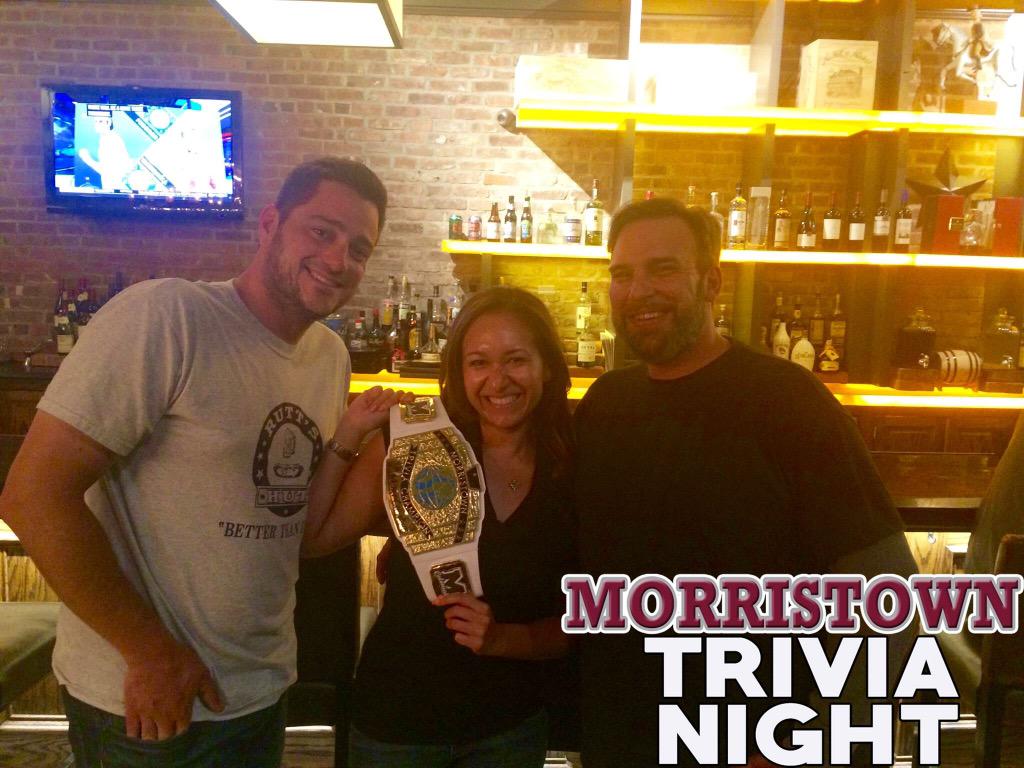 ChampTrivia's tweet image. #Morristown #Trivia Night is all NEW tonight inside @GEORGEnMARTHAs @ 8:00PM! PRIZES, Gold Belts &amp;amp; more!🏆🎉🏆🏆🎉