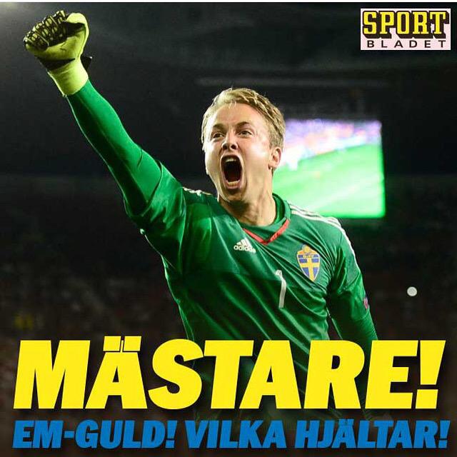 lin2002us's tweet image. Vilka hjältar❤️EM GULD😃😜❤️✔️👑👌⚽️🇸🇪👍🏻👍❗️💯💪🏻👊☑️ #U21 #Sverige