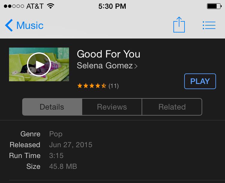 rabit91's tweet photo. Just bought #GoodForYouMusicVideo , available on iTunes now 😍🔥🔥🔥 http://t.co/jye44lxQvF