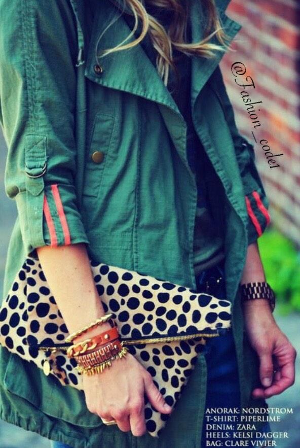 グリーンのジャケットコーデ☆