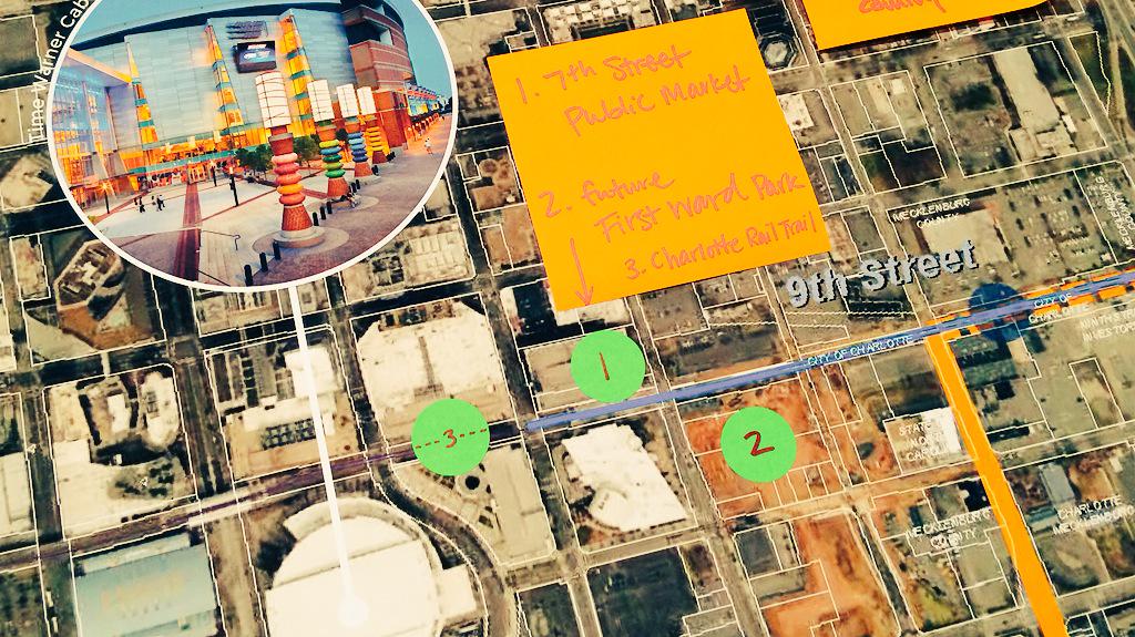 RailTrailCLT's tweet photo. #XCLT plans look AWESOME. No surprise here, but our feedback was to make sure it connects to the Rail Trail. 😎 http://t.co/Lehps7osYU
